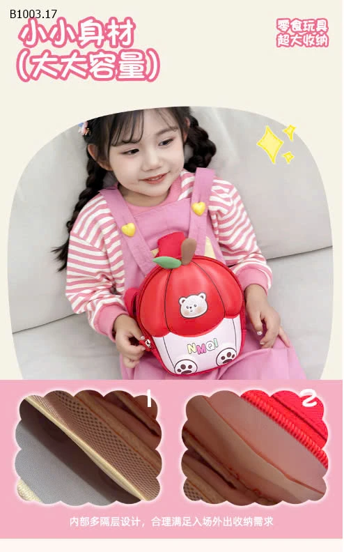 TÚI ĐEO CHÉO HÌNH GẤU CUTE CHO BÉ -sỉ 95k