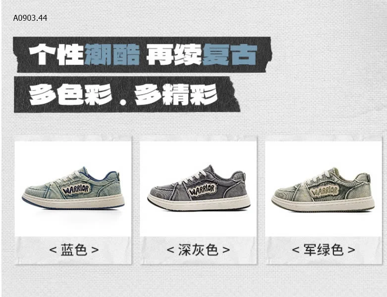 GIÀY THỂ THAO NAM NỮ WARRIOR-sỉ 337k