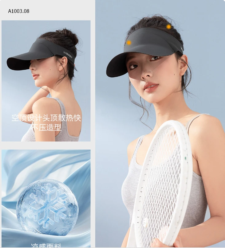 MŨ NỬA ĐẦU CHỐNG NẮNG 361…. sỉ 119k