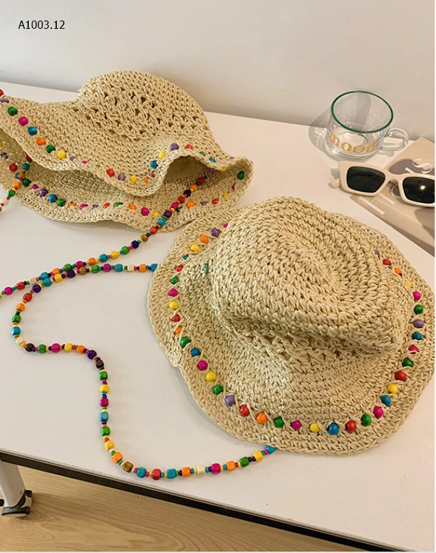 MŨ CÓI QUAI SẮC MÀU -sỉ 118k