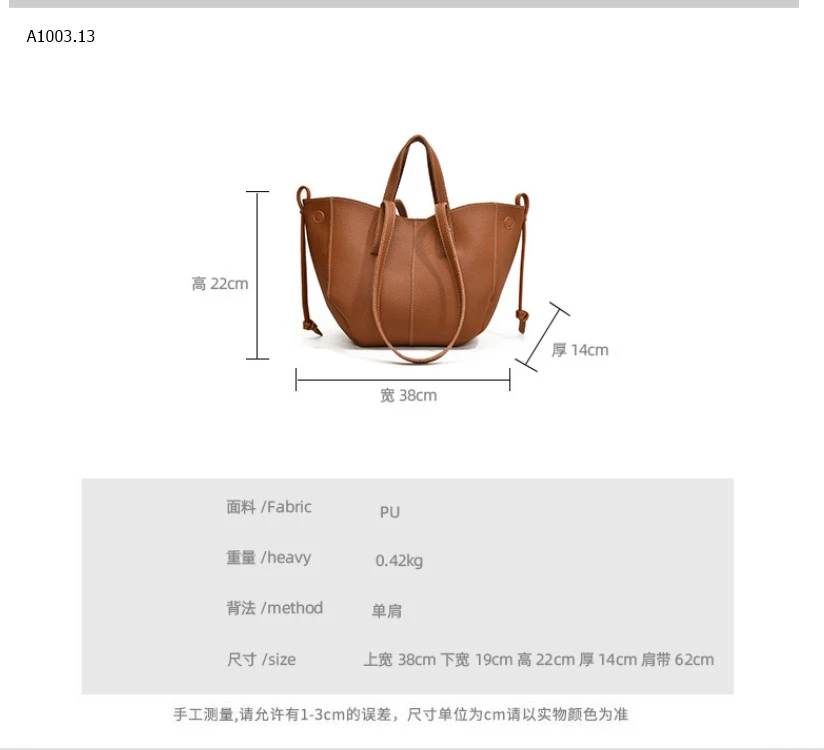 TÚI TOTE ĐEO VAI -sỉ 169k