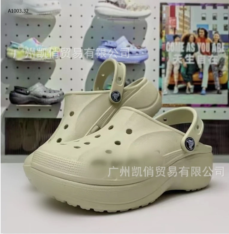 CROCS BAYA PLATFORM CLOG-sỉ 140k