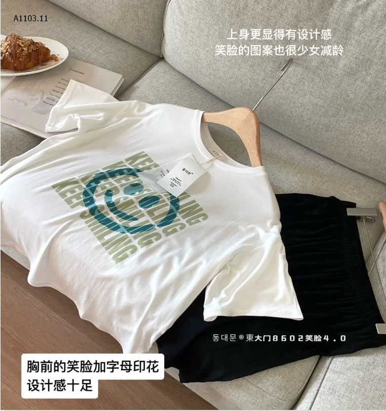 BỘ MẶC NHÀ NỮ  HOẠ TIẾT MẶT CƯỜI-sỉ 143k