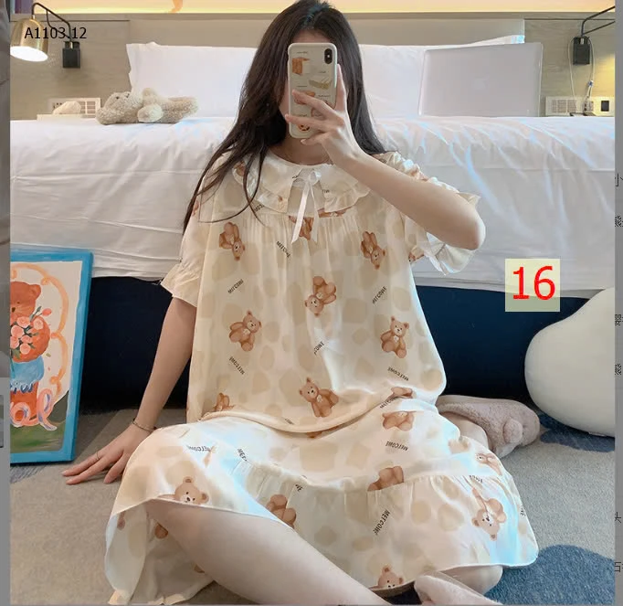 VÁY NGỦ HỌA TIẾT NỮsỉ 115k