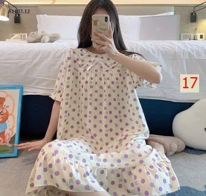 VÁY NGỦ HỌA TIẾT NỮsỉ 115k