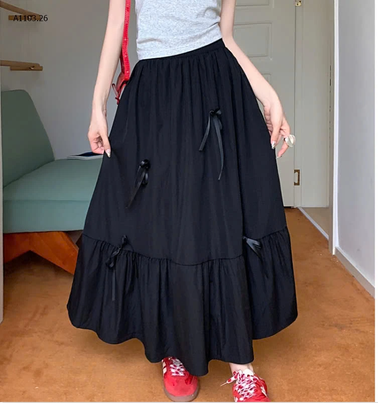 CHÂN VÁY DÀI PHỐI NƠ-sỉ 145k