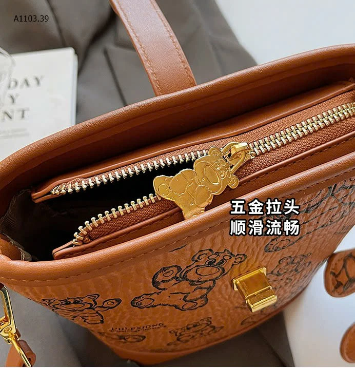 TÚI XÁCH GẤU KÈM MÓC CHO NỮ -sỉ 174k