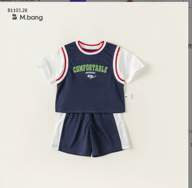 SET BỘ THỂ THAO COMFORTABLE BT M.BANG-sỉ 179k