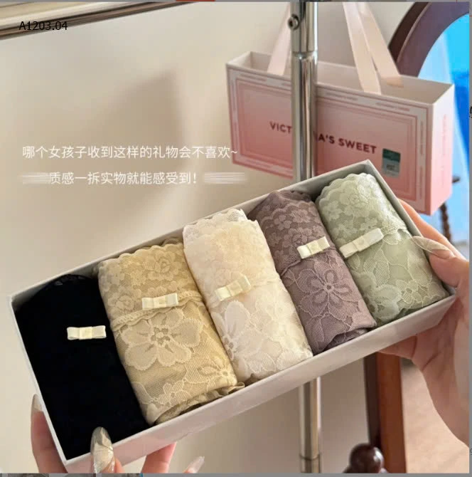 HỘP 5C QUẦN CHIP REN MỎNG-SỈ 120k/hộp 5c 