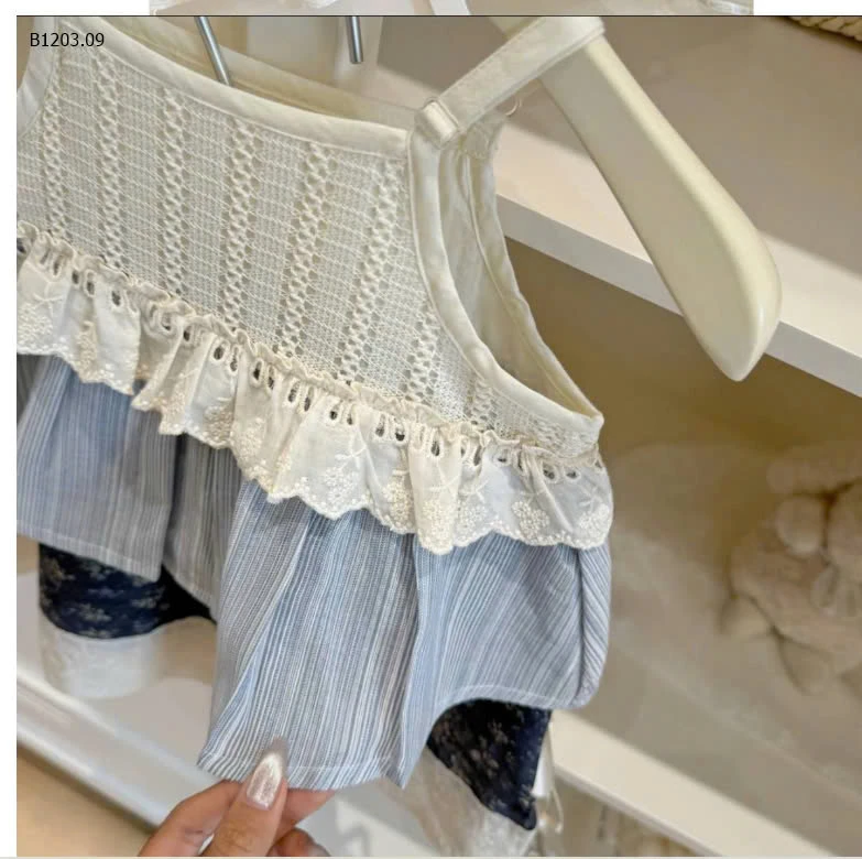 VÁY 2 DÂY TẦNG BÉ GÁI-sỉ 133k