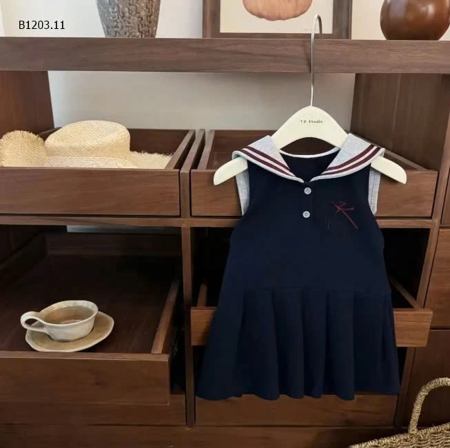 VÁY XẾP LY CỔ THỦY THỦ-sỉ 138k