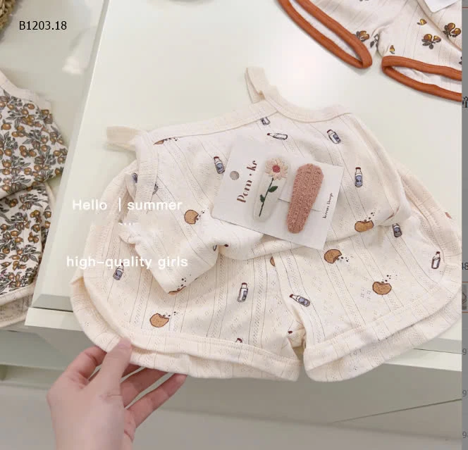 HOMEWEAR 2 DÂY -sỉ Sz 80-110 : 70k/1 bộ          Sz 120-150 :  80k/1 bộ