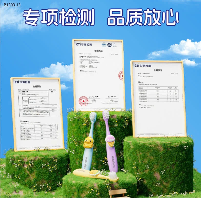 SET 6C BÀN CHẢI BÉ -sỉ 48k/set 6c