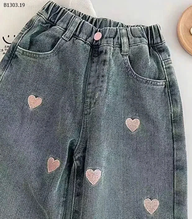 QUẦN JEAN TRÁI TIM-sỉ 148k