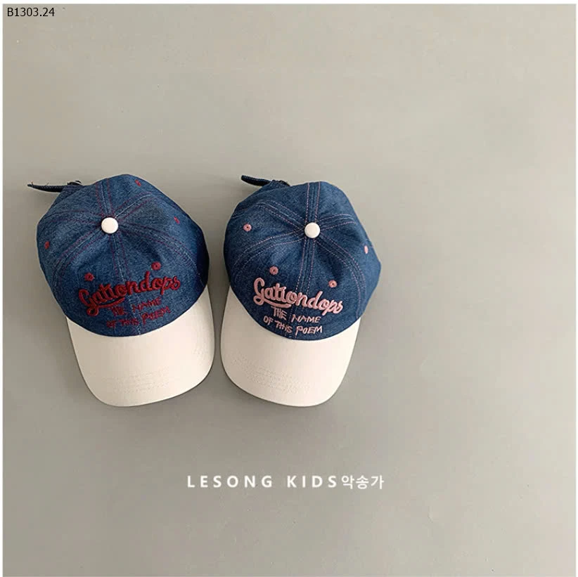 MŨ LƯỠI TRAI DENIM CHO BÉ-sỉ 95k