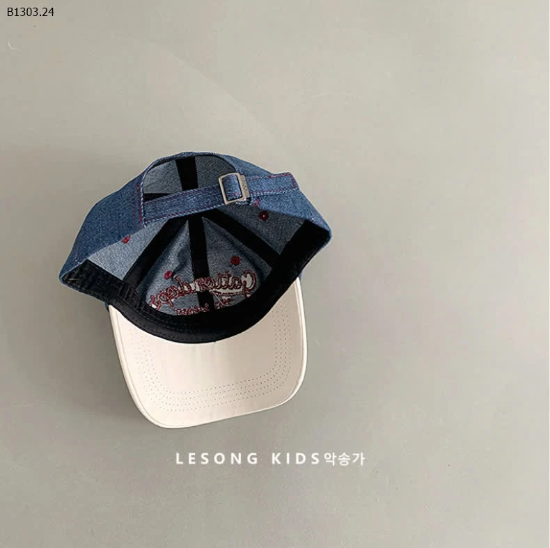 MŨ LƯỠI TRAI DENIM CHO BÉ-sỉ 95k