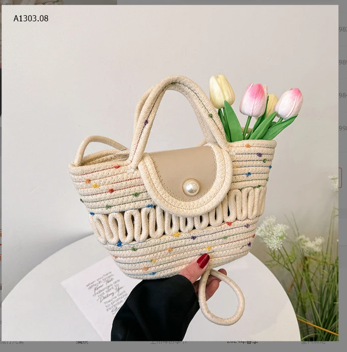 TÚI XÁCH ĐI BIỂN CHO NỮ-sỉ m1-2 : 90k            m3-4 (có dây buộc ren) : 95k