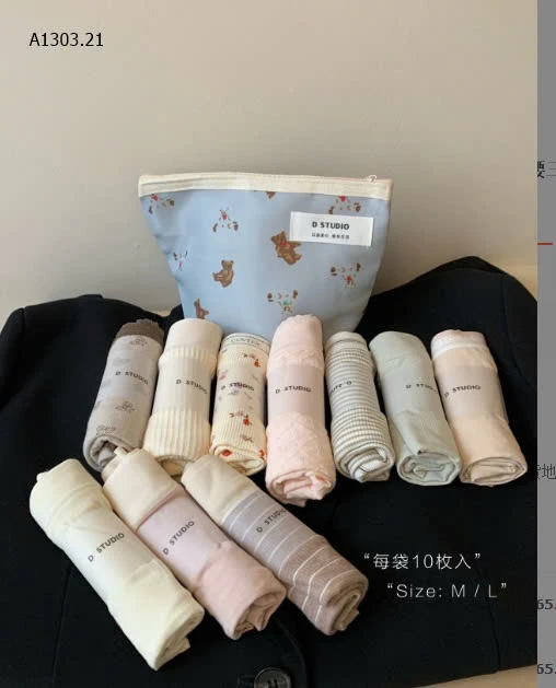 SÉT 10 QUẦN CHIP CC DSTUDIOsỉ 275k/set 10c mix màu