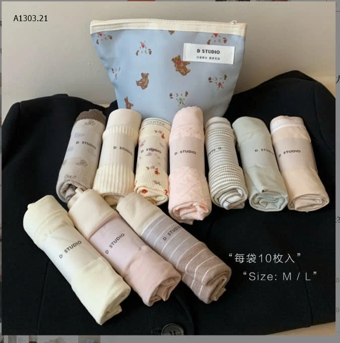 SÉT 10 QUẦN CHIP CC DSTUDIOsỉ 275k/set 10c mix màu