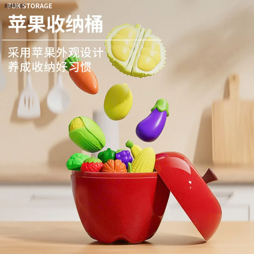 BỘ ĐỒ CHƠI GỌT RAU CỦ THỊT CÁ  -sỉ 205k/set 32 món