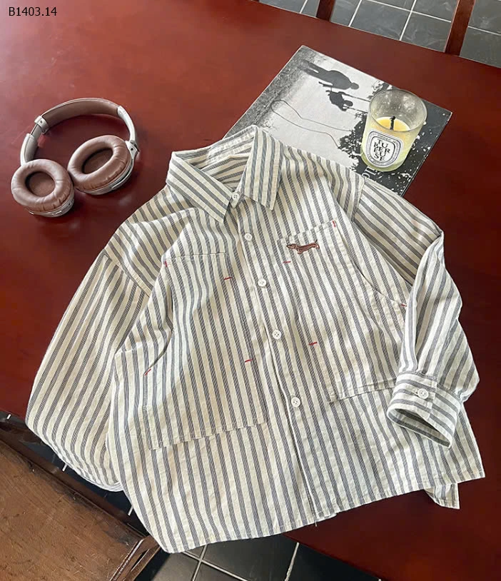 SƠ MI KẺ SỌC AMBB 25A136-sỉ 174k