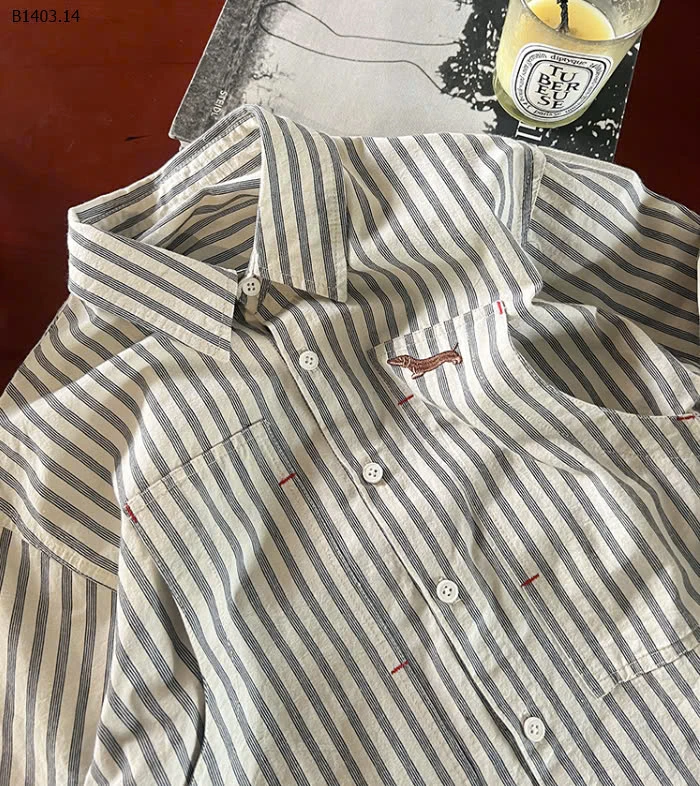 SƠ MI KẺ SỌC AMBB 25A136-sỉ 174k