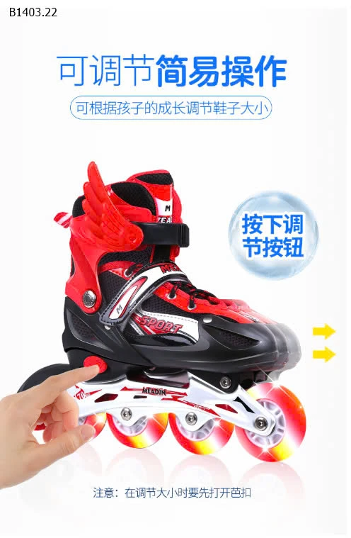 GIÀY TRƯỢT PATIN KÈM FULL BẢO HỘ-sỉ 325k