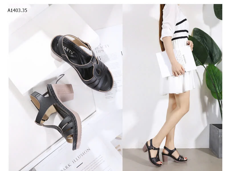 SANDAL ĐẾ CAO SIKETU -sỉ 213k