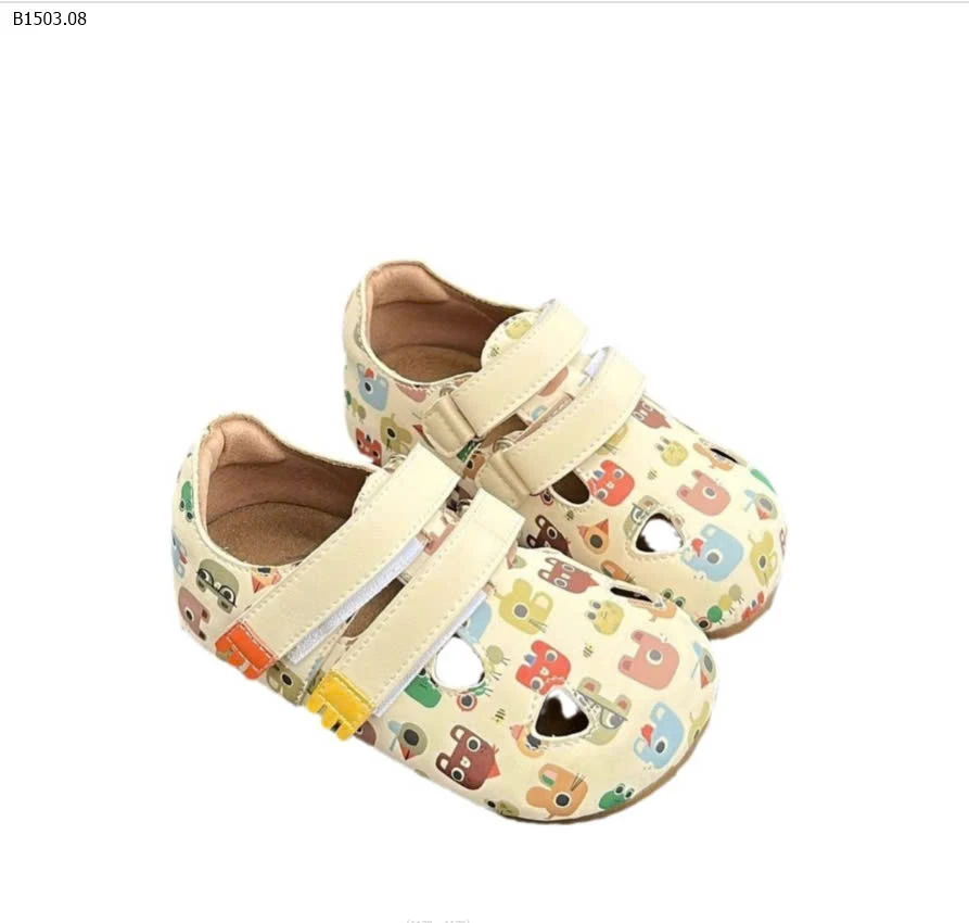 Giày quai dán họa tiết dễ thương -sỉ 135k