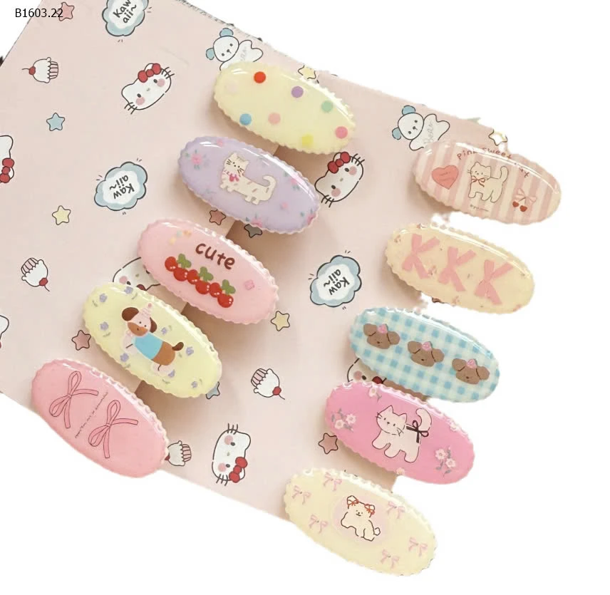 SET 10C KẸP TÓC XINH CHO BÉ -sỉ 47k/set 10c mix mẫu 