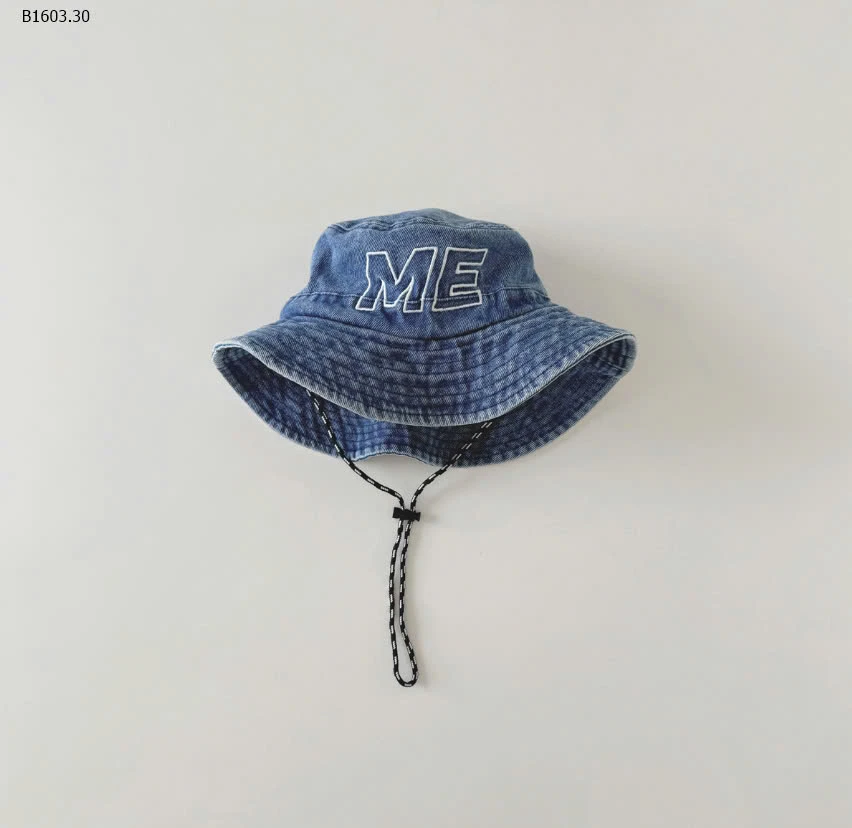 Mũ jean chữ ME -sỉ 97k