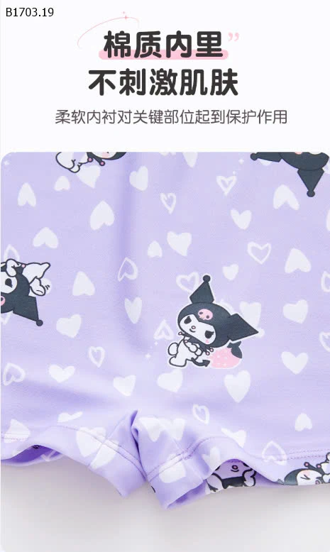 ĐỒ BƠI HOẠ TIỆT KUROMI BG SIZE ĐẠI-sỉ 126k