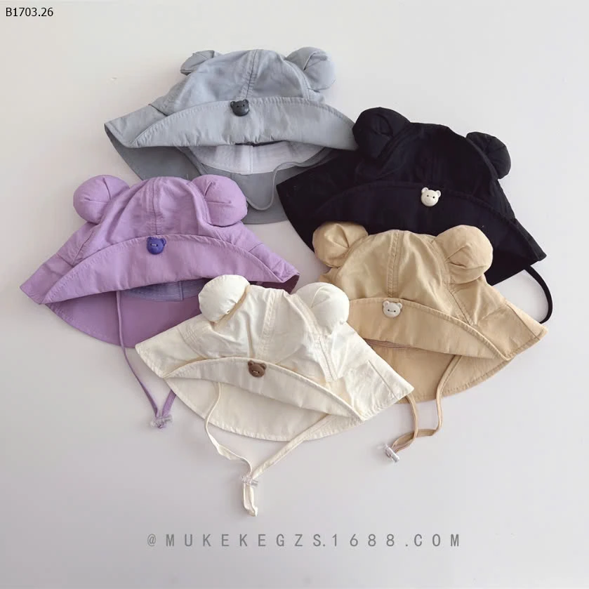 MŨ BÈO TAI GẤU KÈM QUAI-sỉ 86k