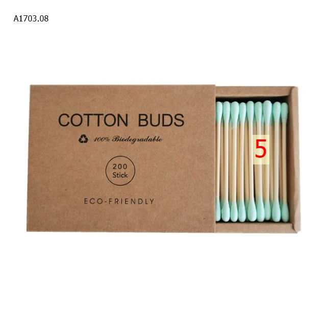 HỘP 200c TĂM BÔNG 2 ĐẦU -sỉ 38k