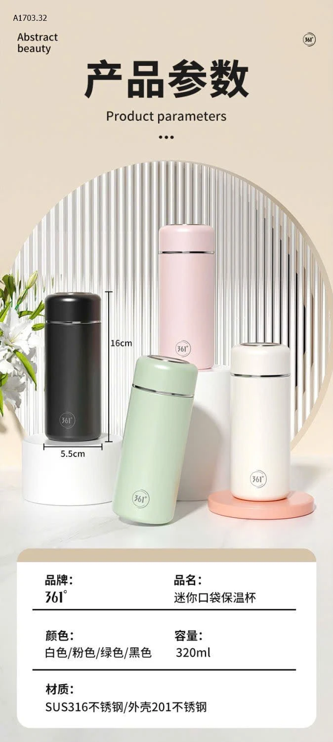 Bình nước giữ nhiệt 361-sỉ 145k