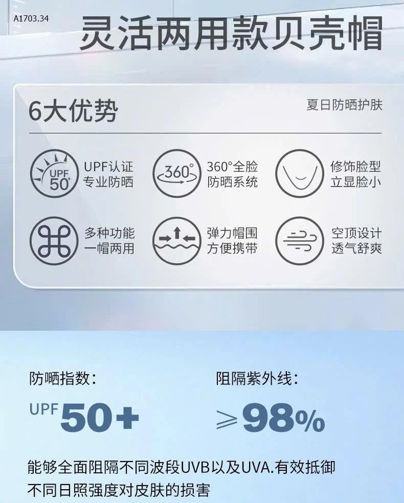 MŨ NỬA ĐẦU CHỐNG NẮNG 361….-sỉ 115k