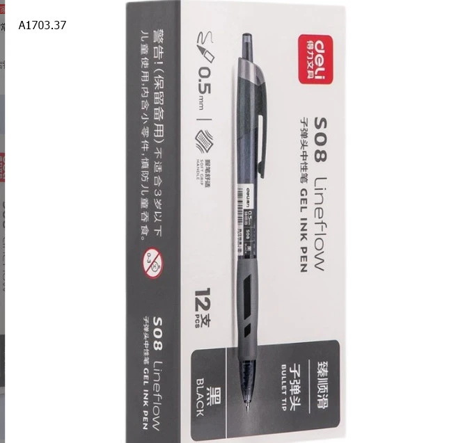 BÚT BI DELI HỘP 12C -sỉ 75k/1 hộp 12c