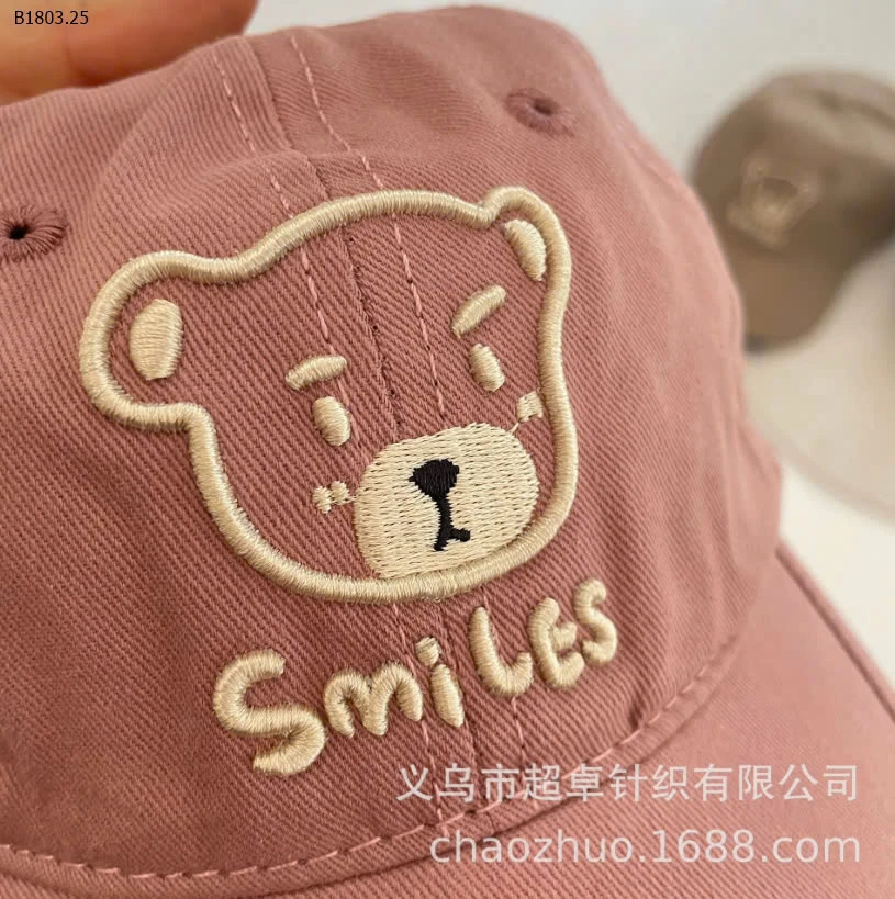 MŨ LƯỠI TRAI GẤU KÈM KÍNH CHO BÉ -sỉ 109k