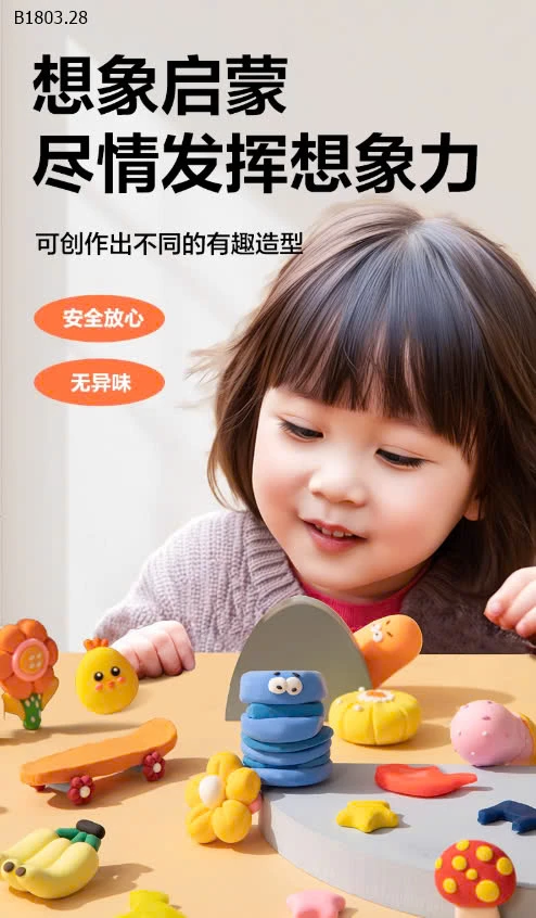 Đất nặn thủ công-sỉ 75k