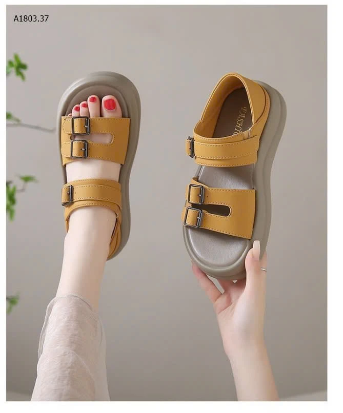 SANDAL NỮ ĐẾ CAO DÁNG DẸP GÓT NHẸ-sỉ 145k