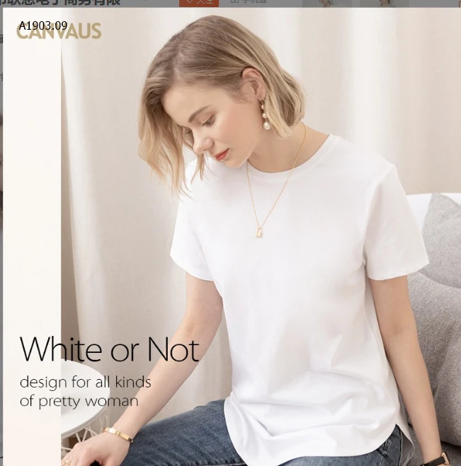 ÁO PHÔNG  CANVAS BASIC -sỉ 170k