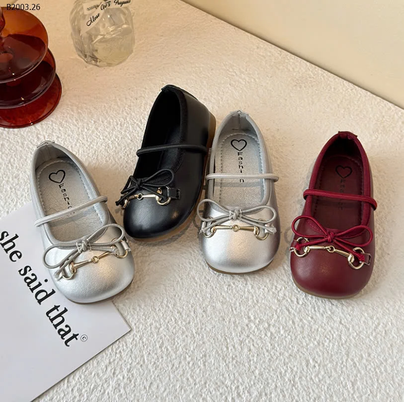 GIÀY BÚP BÊ NƠ BÉ GÁI-sỉ Sz 23-28 : 134k            Sz 29-35 : 144k 