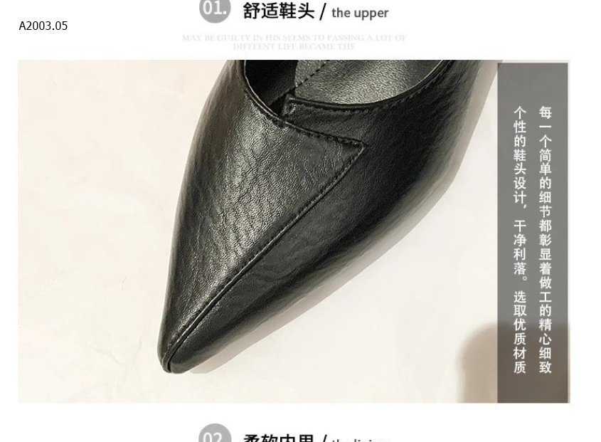 GIÀY DA MŨI NHỌN CHO NỮ -sỉ 119k