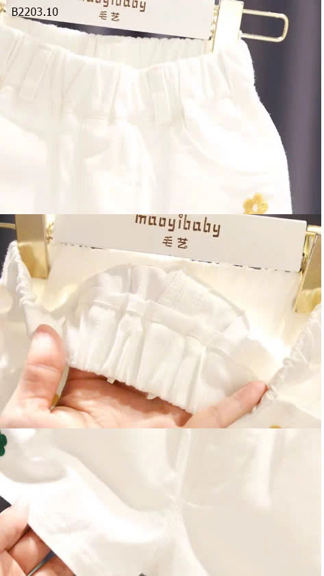 QUẦN SOOC JEAN THÊU HOA BÉ GÁI -sỉ 110k 