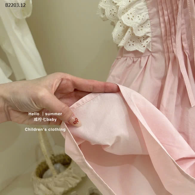 VÁY CÁNH TIÊN PHỐI REN BÉ GÁI -sỉ 205k