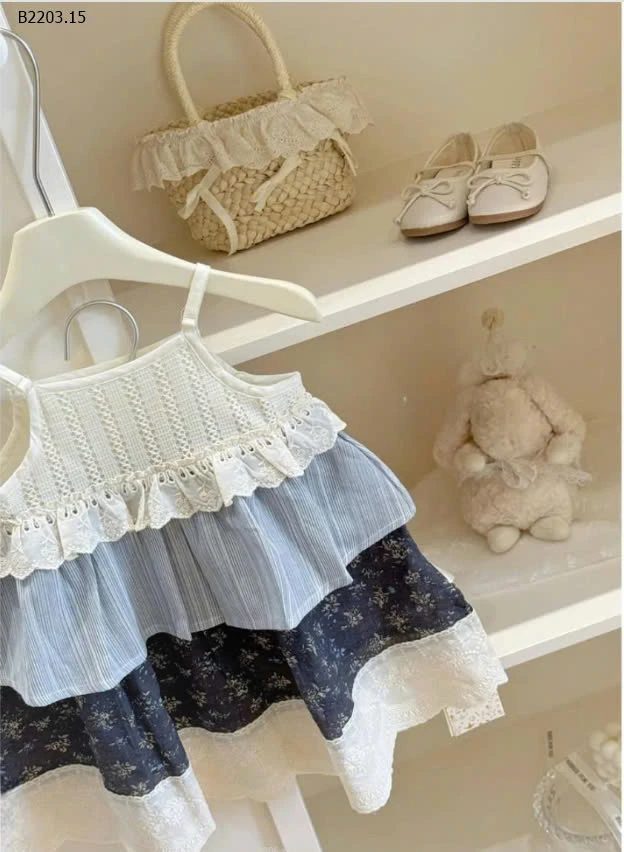 VÁY 2 DÂY BÉ GÁI -sỉ 135k