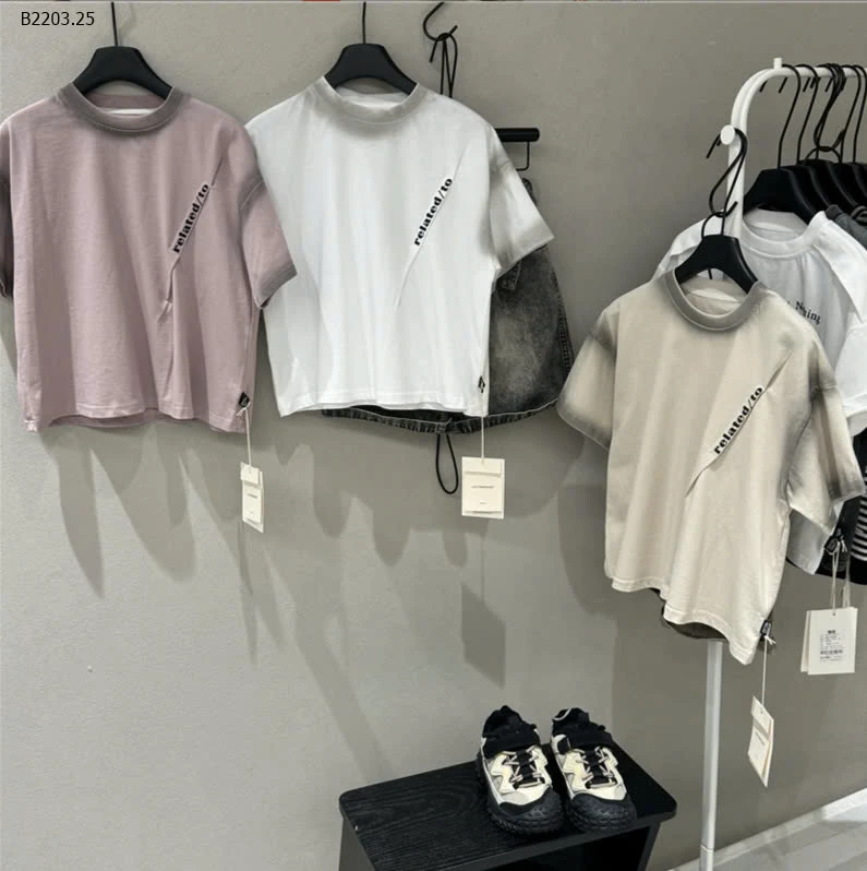 ÁO THUN LOANG CHỮ CHÉO SZ ĐẠI -sỉ 164k