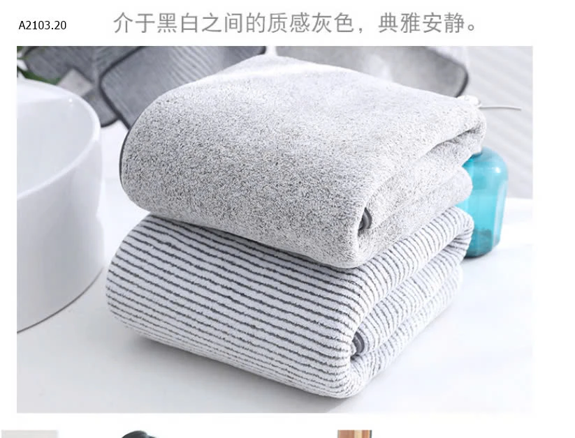 KHĂN TẮM -sỉ 110k/set 2c mix màu
