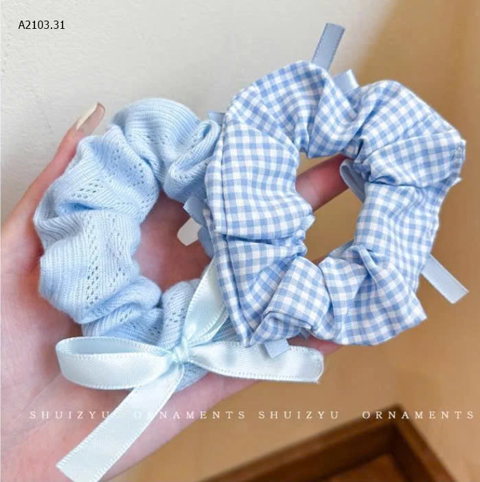 SET 3 DÂY SCRUNCHIES CHO BÉ -sỉ 39k/set 3c mix màu