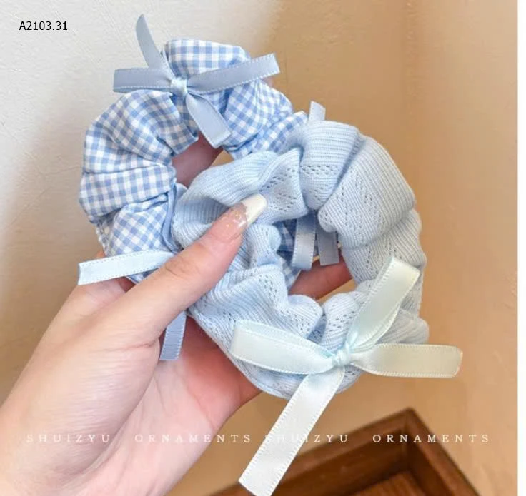 SET 3 DÂY SCRUNCHIES CHO BÉ -sỉ 39k/set 3c mix màu